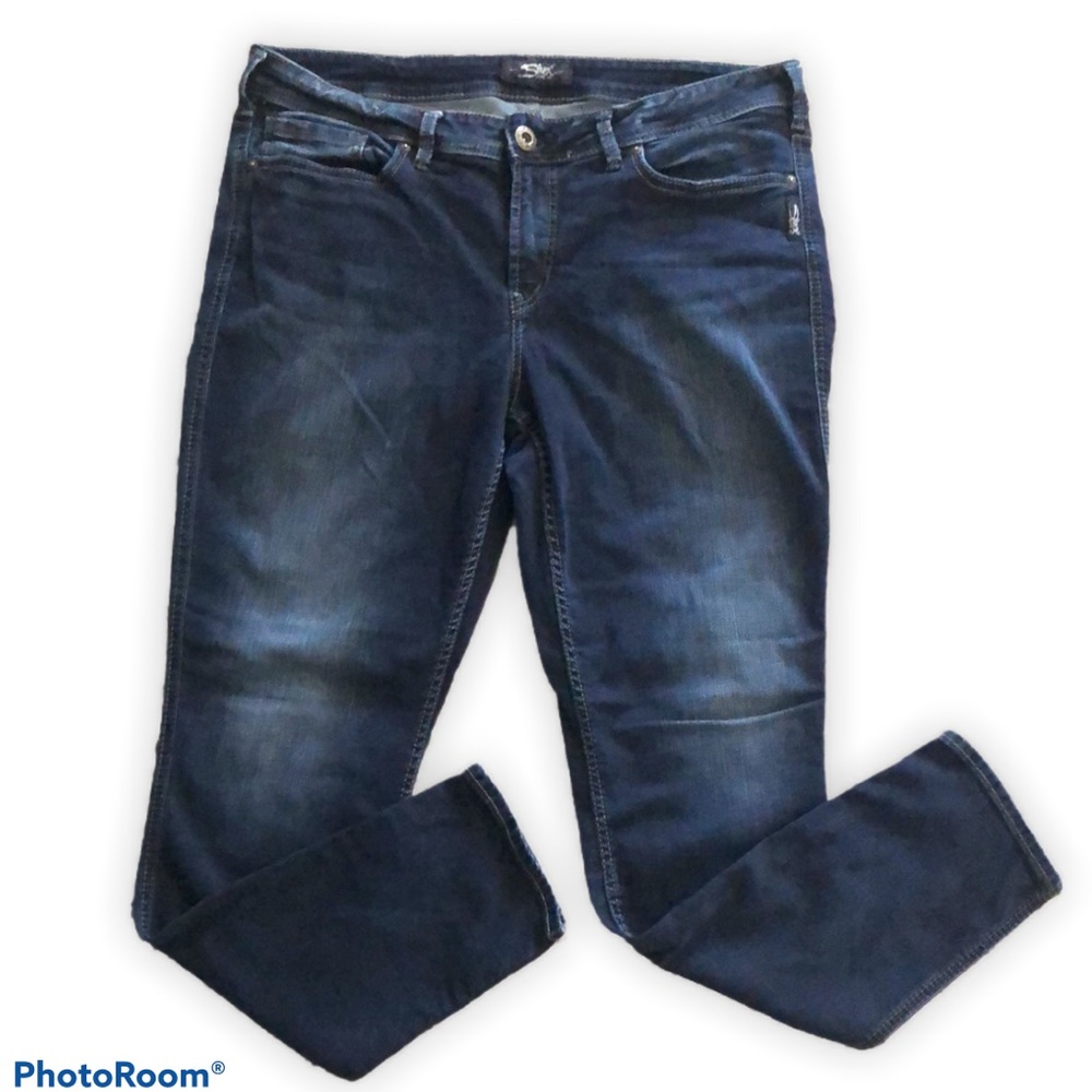 Silver Jeans Women's Skinny Jeans - Dark Blue
